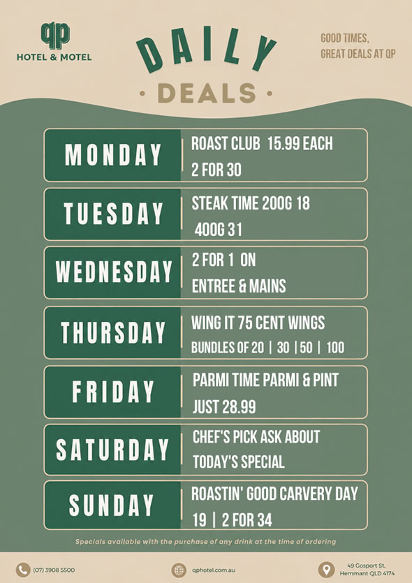 DAILY DEALS